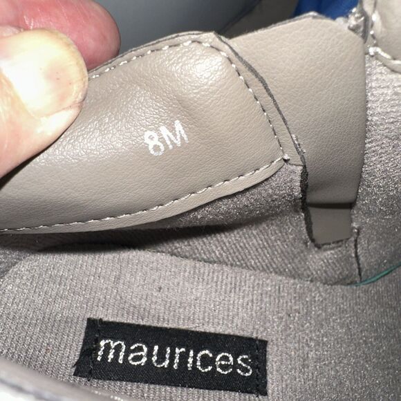 Maurices Gray Ankle Boots Size 8M EUC - Picture 6 of 10